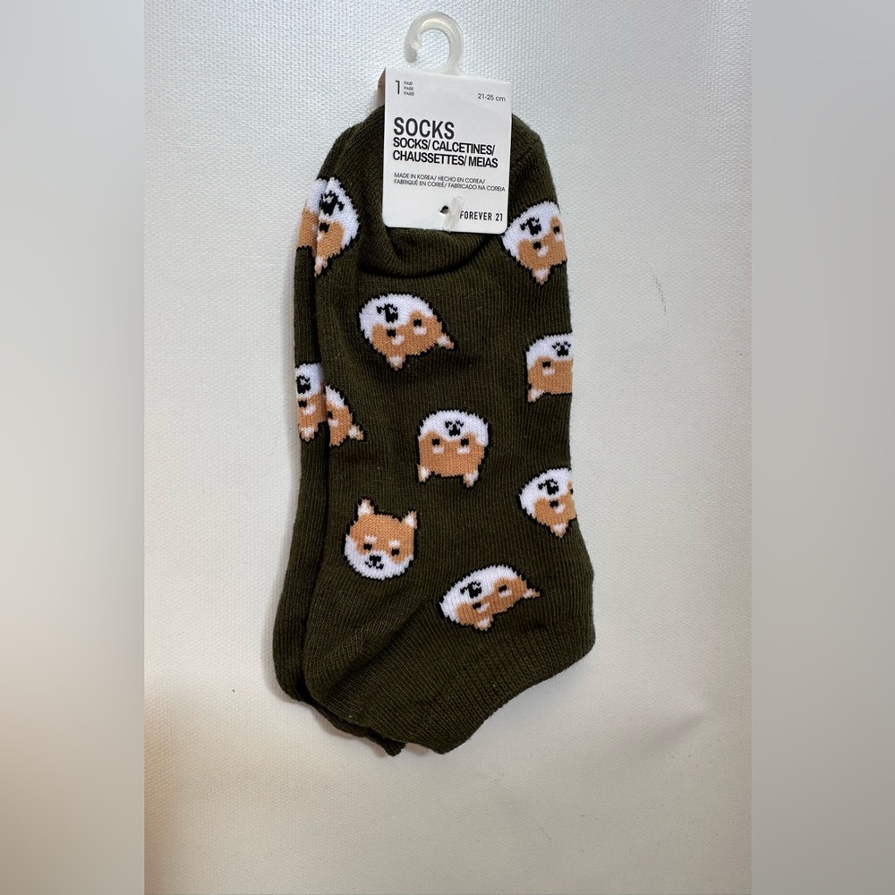 Brand New Forever 21 Corgi Ankle Socks